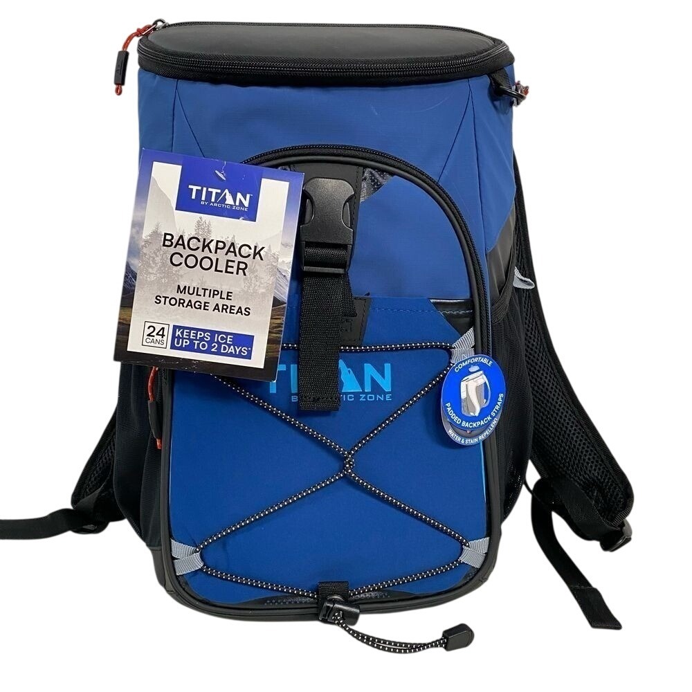 Titan‎ Backpack Cooler 24 Can Capacity NEW Beach Vacation Travel Outdoor Hiking